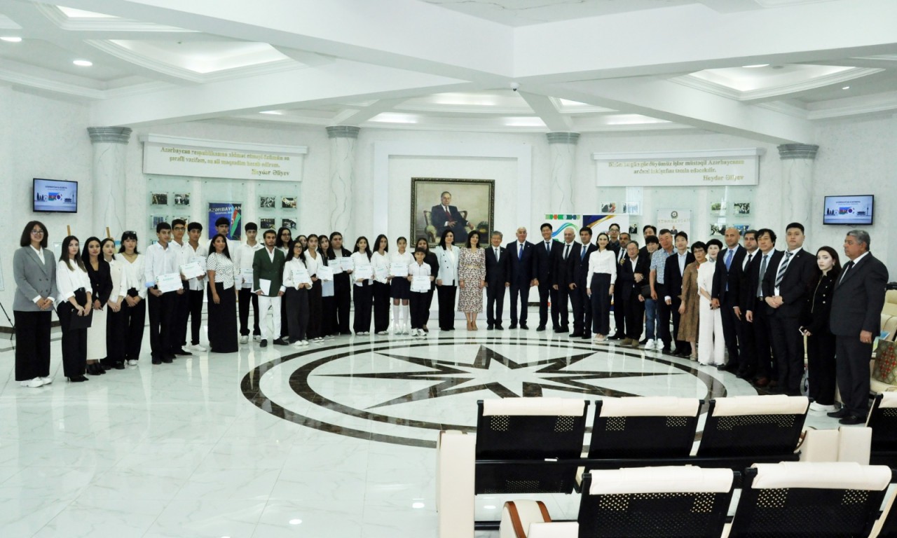 Koreya Respublikasının səfiri və nümayəndə heyəti Pirallahıda - FOTOLAR